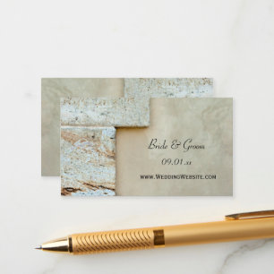 Cornerstones Wedding Website Card