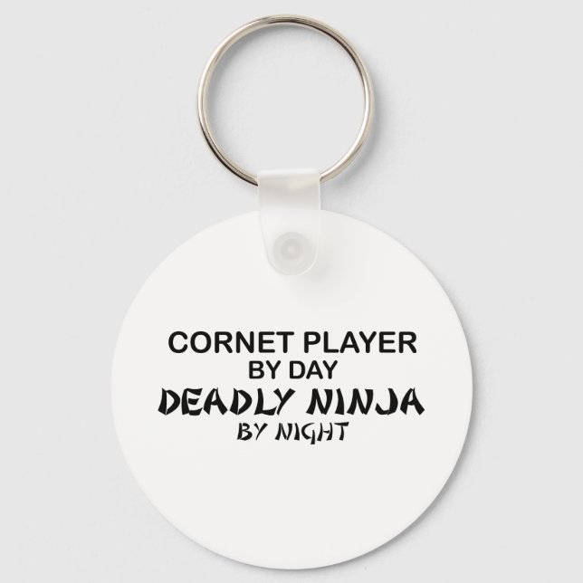 Cornet Deadly Ninja by Night Key Ring (Front)