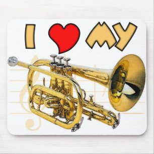 Cornet Love Mouse Mat