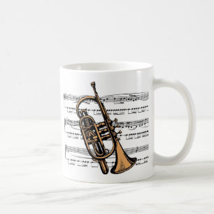 Cornet musical 08 B Coffee Mug