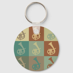 Cornet Pop Art Key Ring
