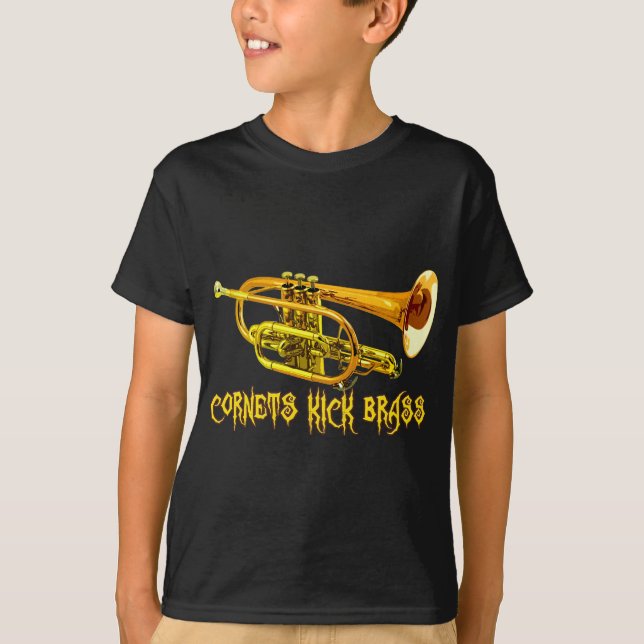 Cornets Kick Brass T-Shirt (Front)