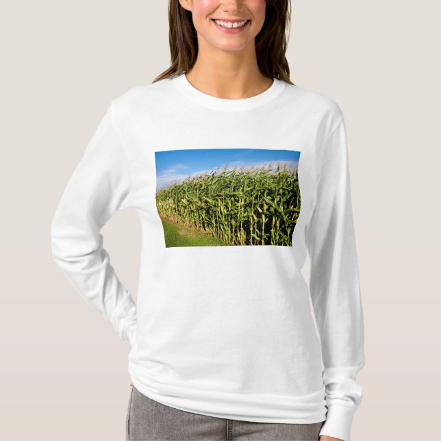 cornfield and sky T-Shirt (Front)