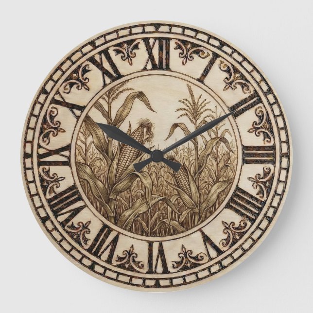 Cornfield Wall Clock (Front)