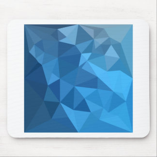Cornflower Blue Abstract Low Polygon Background Mouse Mat