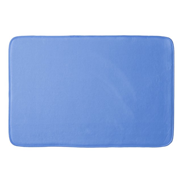 Cornflower Blue Bath Mat (Front)