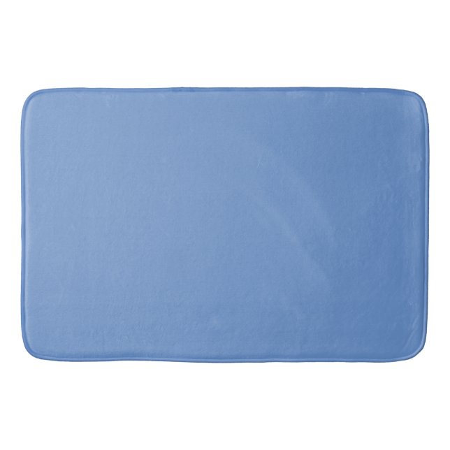 Cornflower Blue Bath Mat (Front)