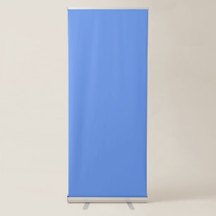 Cornflower blue colour  retractable banner