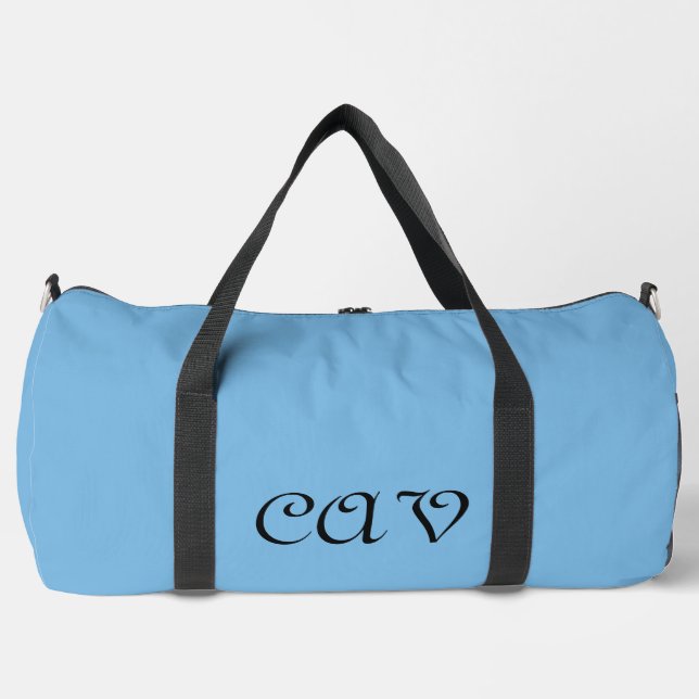 Cornflower Blue  Duffle Bag (Front)