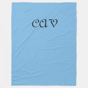 Cornflower Blue  Fleece Blanket