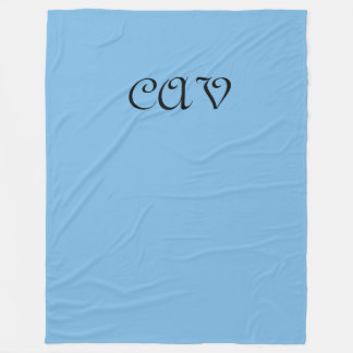 Cornflower Blue Fleece Blanket