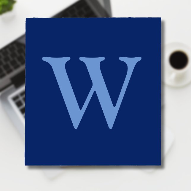 Cornflower Blue Initial Letter | Sapphire Blue Notepad (Creator Uploaded)