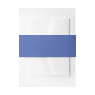 Cornflower Blue Invitation Belly Band
