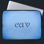 Cornflower Blue  Laptop Sleeve<br><div class="desc">This beautiful cornflower blue blanket will keep you warm when you're blue.  It can also be personalised to make it your own unique blanket</div>