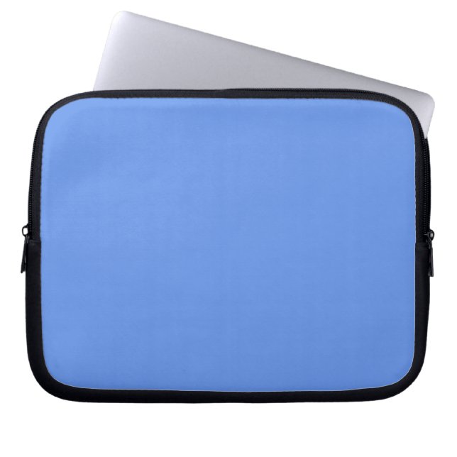 Cornflower Blue Laptop Sleeve (Front)