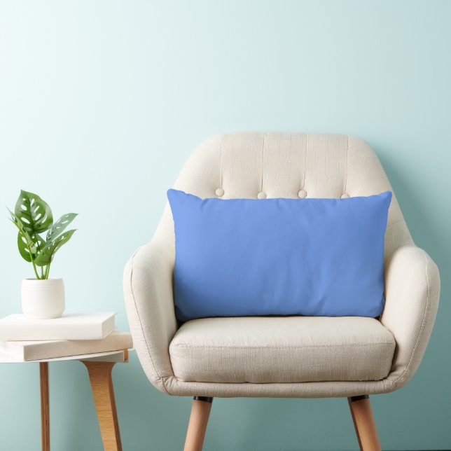 Cornflower Blue Lumbar Pillow (Chair)