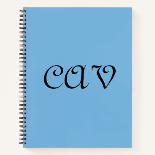 Cornflower Blue Notebook