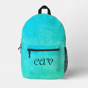 Cornflower Blue Printed Backpack