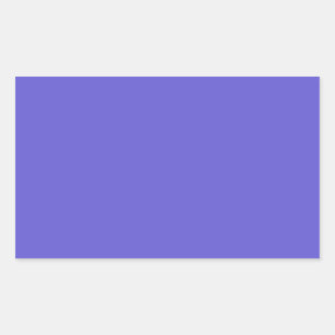 Cornflower Blue Rectangle Sticker