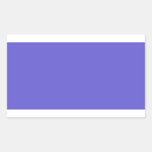 Cornflower Blue Rectangle Sticker