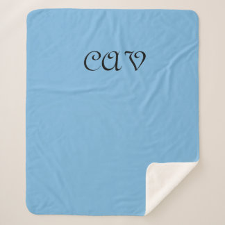 Cornflower Blue Sherpa Blanket