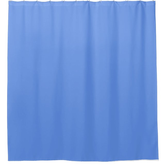 Cornflower Blue Shower Curtain (Front)