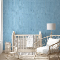 Cornflower Blue Silver Weave Pattern