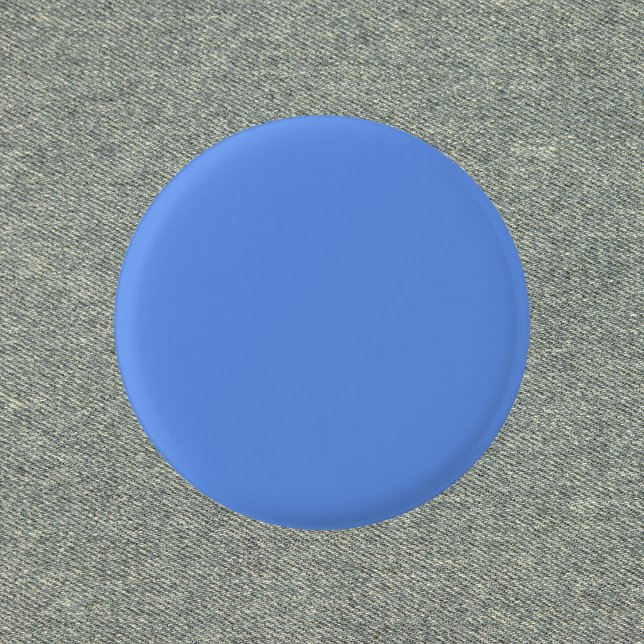 Cornflower Blue Solid Colour 3 Cm Round Badge (Creator Uploaded)