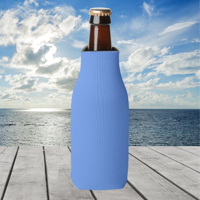 Cornflower Blue Solid Colour Bottle Cooler (Creator Uploaded)