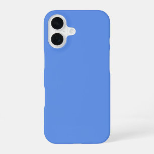 Cornflower Blue Solid Colour iPhone 16 Case