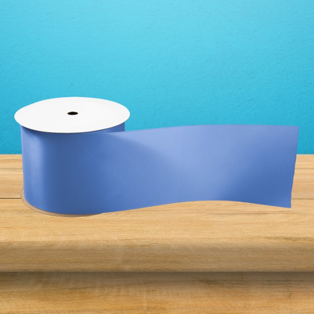 Cornflower Blue Solid Colour Satin Ribbon (Creator Uploaded)