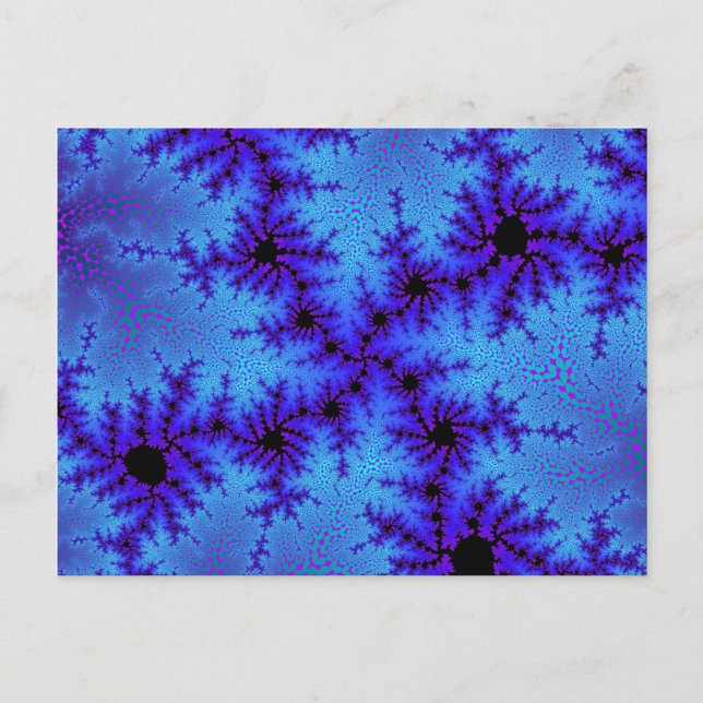 Cornflower Blue Speckle Postcard (Front)
