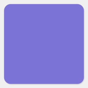 Cornflower Blue Square Sticker