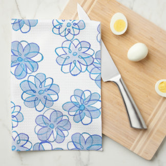 Cornflower Blue Tea Towel