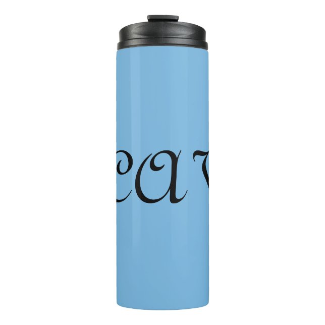 Cornflower Blue  Thermal Tumbler (Front)