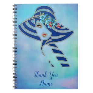 Cornflower Blues in Watercolor Notebook