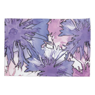 Cornflower Collage Pillowcase