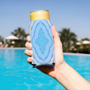 Cornflower Complimentary Colours Shabby Chic Desig Seltzer Can Cooler