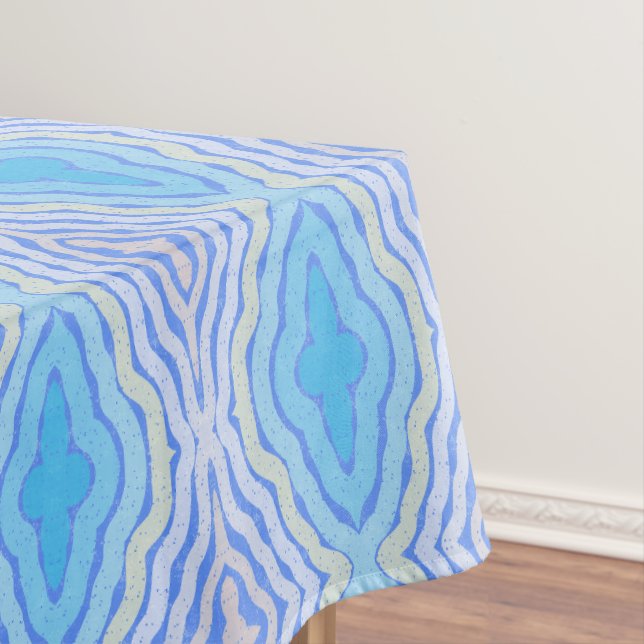 Cornflower Complimentary Colours Shabby Chic Desig Tablecloth (In Situ)