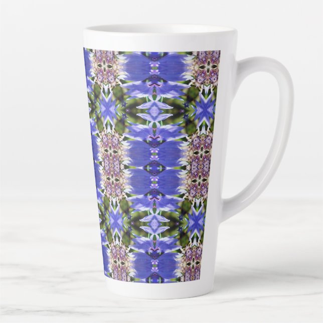 CORNFLOWER FLOWERS LATTE MUG (Right)