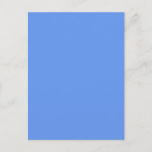 Cornflower Light Blue Solid Trend Colour Backgroun Postcard