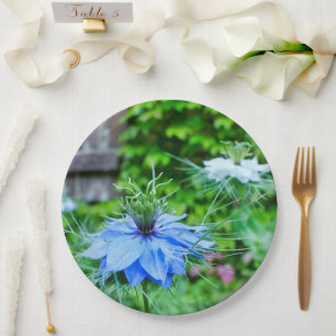 Cornflower Paper Plate