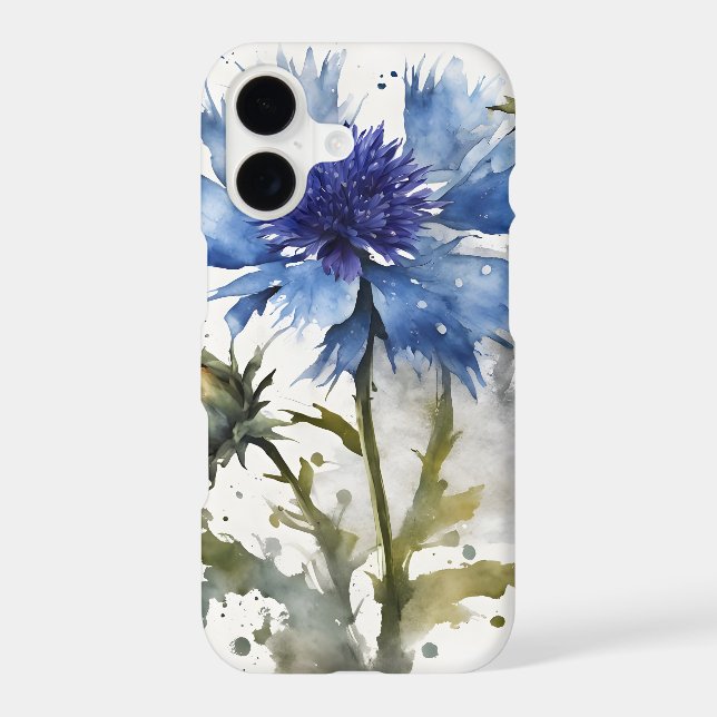 Cornflower - Watercolor flowers (Back)