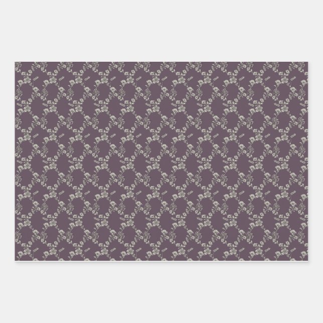 Cornflower  wrapping paper sheet (Front 3)