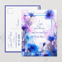 💍 Cornflowers and Lavender Elegance