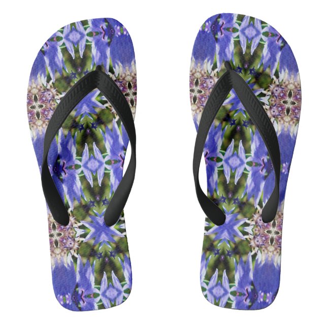 CORNFLOWERS FLIP FLOPS (Footbed)