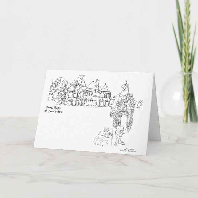 Cornhill Castle Scotland Card (Front)