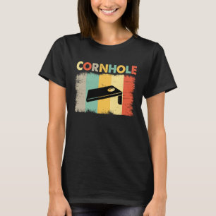 Cornhole Bag Cornhole Set Toss Game Retro Vintage  T-Shirt