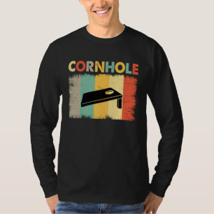Cornhole Bag Cornhole Set Toss Game Retro Vintage  T-Shirt