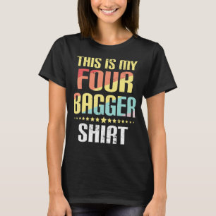 Cornhole Bean Bag Toss This Is My Four Bagger T-Shirt